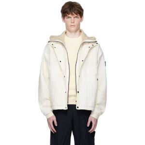 스톤아일랜드 재킷 오프 화이트 4100023 크링클랩스 NY 퀼팅 TC 재킷 252828M180021