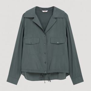 [리스트]루즈핏 스트링 오픈 카라 셔츠 (TWWSTP72030)