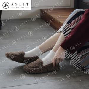 [애슬릿] 뽀글이 안감 퍼 드라이빙 겨울 로퍼