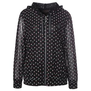 [조순희]시스루 도트 매쉬 집업 자켓 (JNMJ211)