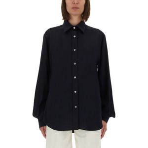 모스키노 블랙 버튼다운 칼라 셔츠 02045533 0510