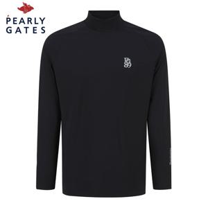 [파리게이츠] 파리게이츠 남성 로고 모크넥 저지 티셔츠 511E3TI206_BK