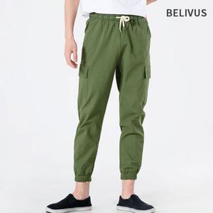 [빌리버스]빌리버스 남자 조거 팬츠 린넨 밴딩 바지 BDM250
