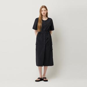 [시슬리]허리 밴딩 포켓 원피스(SAOP72541)