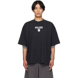 베트멍 티셔츠 블랙 폴리제이 레귤러 티셔츠 252669M213040