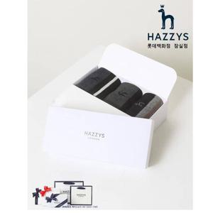 [헤지스ACC][선물포장] HJSS2F005N2_네이비 컬러 배색 장목 양말 3종 세트_HI505