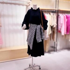 [시에로]SG3OPF357_러플 넥 포인트 원피스