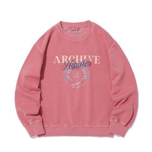 인터크루 HC10 여),,피그먼트그래픽맨투맨 ITZ1TM53A