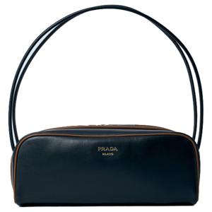 26 SS 프라다 스윙 Swing 로고 플라크 브라운 레더 트림 1BC249 ASK F0S5V