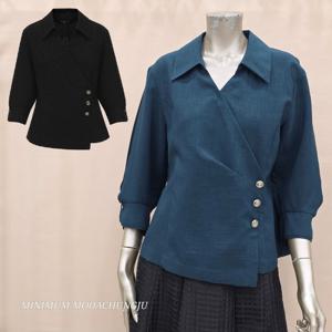 [미니멈]MD 카라넥 페플럼 블라우스 MD MZBGWB3930 M_CJ