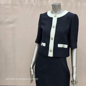 [미니멈]MD 노카라 트위드 숏 자켓 MD MZBGWJ4990_CJ