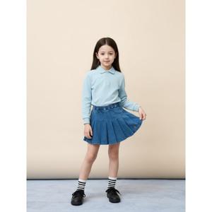 [TAG 65000원][빈폴키즈] [Essential] 피케 칼라 긴팔 티셔츠  라이트 그린 (BI5841UE3L)