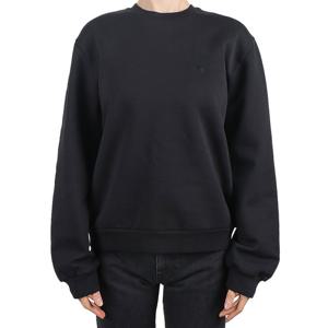 아크네 스튜디오 25FW 공용 페이스 패치 맨투맨 블랙 CI0187 900