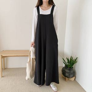 [한정수량] [올리비에스클로젯] 이지 오버롤 와이드 팬츠_O2508PT082C