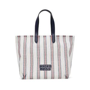 겐조 토트백 오프 화이트 라지 겐조 파리 겐조 코스트 라인 토트백 252387M172006