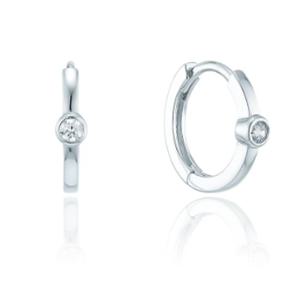 [로이드] L-DIAMOND 베젤셋팅 14K 원터치 귀걸이 LEE21027D