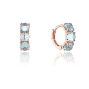 [로이드] 연그린 파스텔 로즈컷 10K 원터치  귀걸이 LOTL2047T