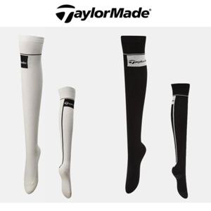 [테일러메이드] 어패럴 골프 웨어 25 F W TWASO7605 999 여성 언발 오바 니삭스 양말 미끄럼 방지 실리콘