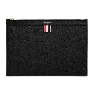 톰브라운 MAC019L 00198 001 페블 그레인 삼선탭 스몰 클러치백