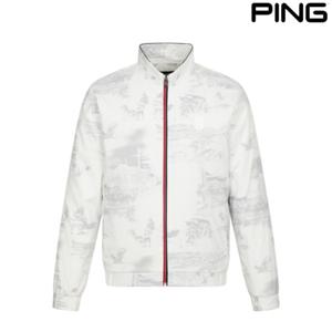 골프양말증정_PBS 남성 프린트 패딩 점퍼 111E3JP112