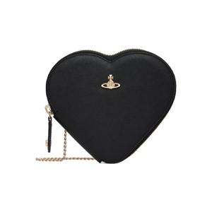 비비안웨스트우드 숄더백 블랙 뉴 하트 크로스 클러치 숄더백 252314F048043