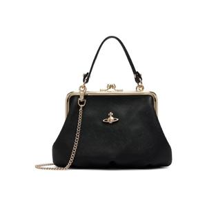 비비안웨스트우드 토트백 블랙 그래니 프레임 핸드백 252314F046019