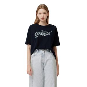 [시슬리]글리터 레터링 하프 니트 SAKP15541