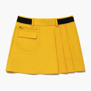 [르꼬끄골프] 여성 카고 포켓 플리츠 스커트 (GQ322LSK91)