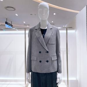 [비지트인뉴욕] 더블 버튼 체크 자켓 VB9JK10