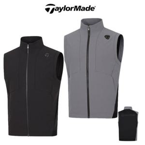 테일러메이드 어패럴 골프 웨어 25 F W TMVEO3201 999 남성 가을 하이브리드 베스트 방풍 자켓 조끼 점퍼