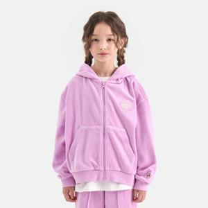 [본사][아웃도어프로덕츠키즈]여아 벨로아 후드집업 (라이트 퍼플) OD253IHZ72_LPU