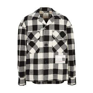 메종미하라야스히로 체크 남성 자켓 A15SH086 WHITE