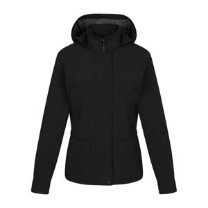 [핑] 여성 후드 탈부착 솔리드 점퍼 121E3JP051_BK