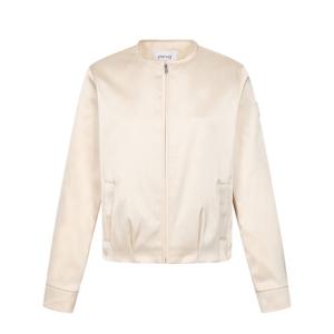 [핑] 여성 폴리 라운드 집업 점퍼 121E3JP183_WH