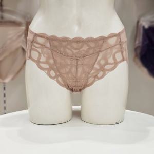 [트라이엄프] 딥브이 드리밍 리본 망사 레이스팬티 TEWPT711 BE