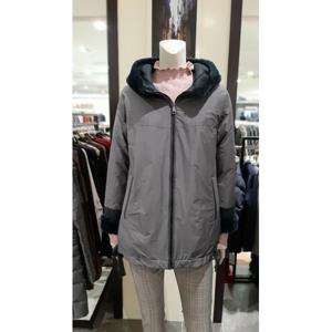 [트리아나]MARIO트리아나 램스킨배색 구스숏패딩(TG4FA05)