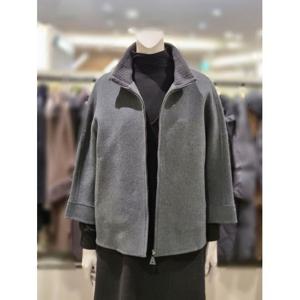 [트리아나]MARIO소고 구스패딩겸 울혼방 루즈핏배색 울코트TH4HA04