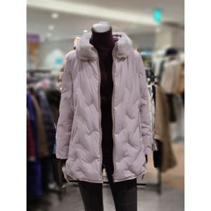 [트리아나]MARIO소고 TI4FA28 토끼털 탈부착 구스패딩