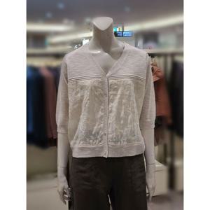 [트리아나]MARIO소고 이중배색 브이넥린넨 니트가디건AK2TA38