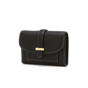 [헤지스/선물포장]블랙 바장식 가죽 반지갑HIWA5F270BK