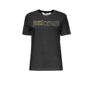 로베르토 카발리 반팔 티셔츠 79PAHT10 CJ500G89 Black