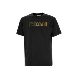 로베르토 카발리 반팔 티셔츠 79OAHT08 CJ500899 Black