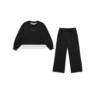 [블랙야크키즈]여아 올가을 상하세트 // BKO셀리레이어드세트OV2 1BKSEF4903BK