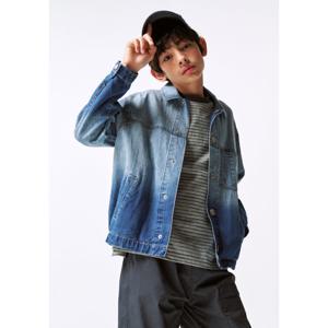 [블루테일]그라데이션 워싱 블루 데님 자켓AZA3JK01BU