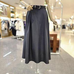 [멜로디가든]M25F8S112_투핀턱 포켓스커트