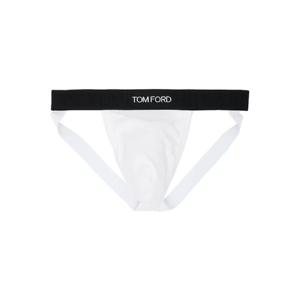 26 SS 톰포드 남성 화이트 코튼 조크스트랩 252076M217001