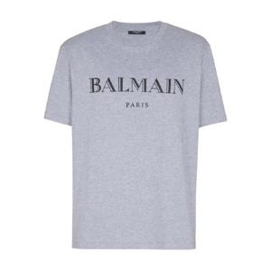 26 SS 발망 로고 프린트 티셔츠 FH2EG000BD33 TP441823482