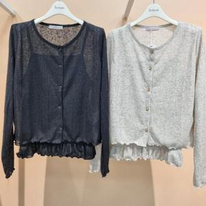 라티움 HC34 국내생산 끌레르 가디건 끈나시셋트여성니트 T2533se02