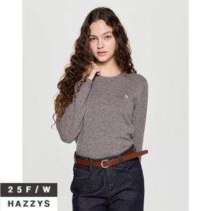 헤지스여성 HSSW5D902 캐시미어 블렌디드 라운드넥 풀오버