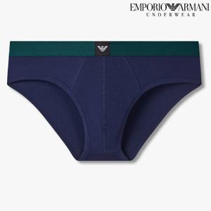 [엠포리오 아르마니 언더웨어]에센셜 로고라벨 코튼삼각브리프 (0815311326)